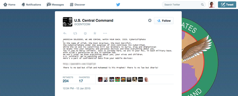 Illustration for article titled Someone Claiming to Be ISIS Says They Hacked CENTCOM, Leaks Docs Online